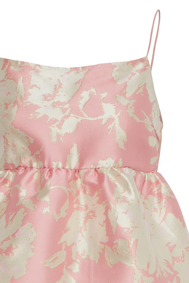 Ichi Camo Pink Top
