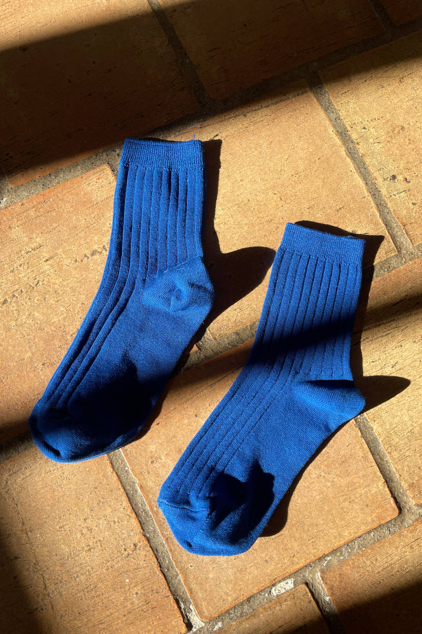 Her Socks - Mercerized Combed Cotton Rib: Cactus