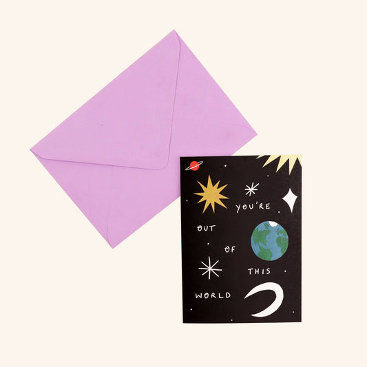 You're Out Of This World Love Card | Anniversary