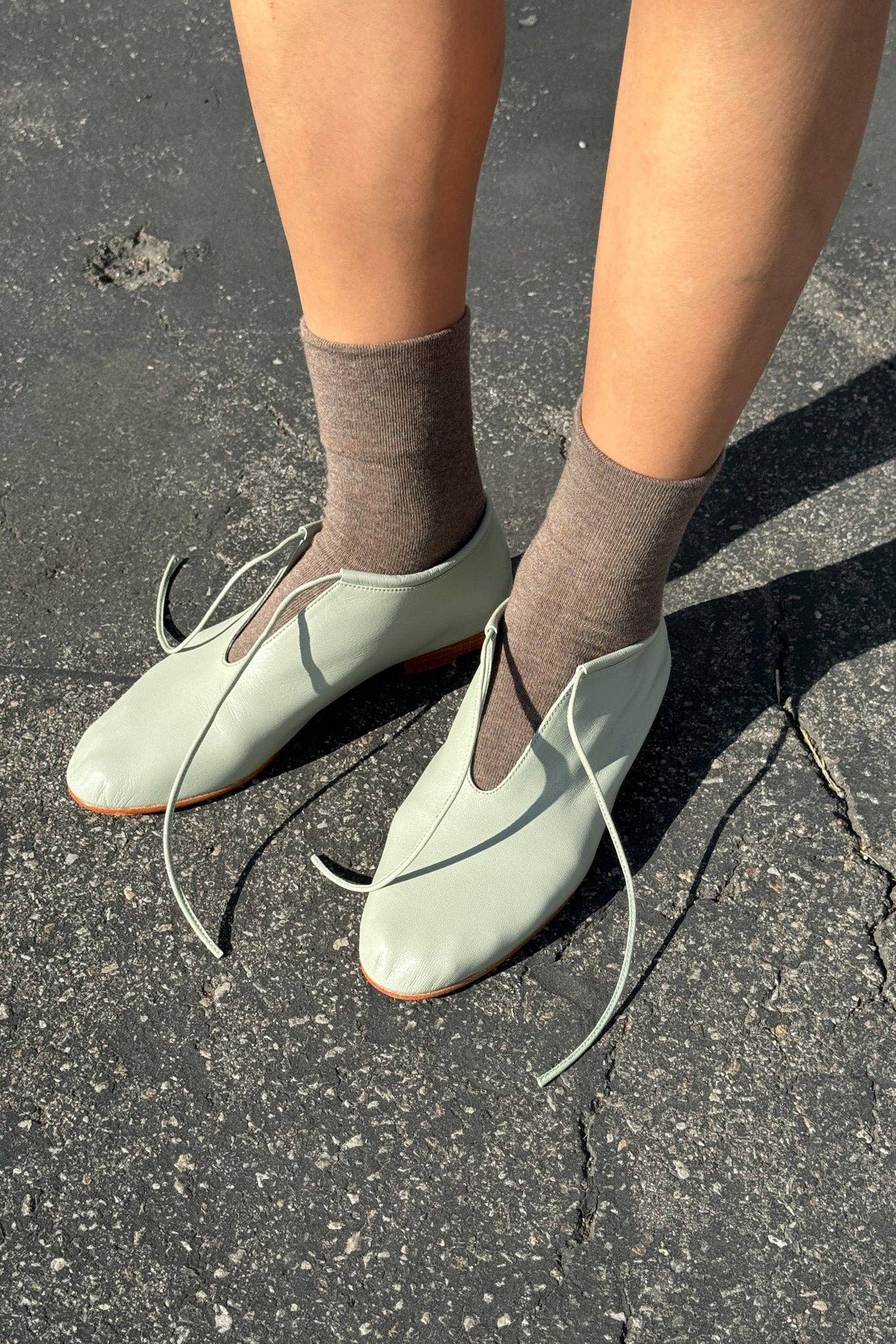 Sneaker Socks: Ht. Cocoa