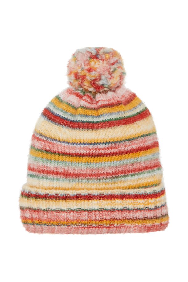 Ichi Orange Stripe Beanie Hat