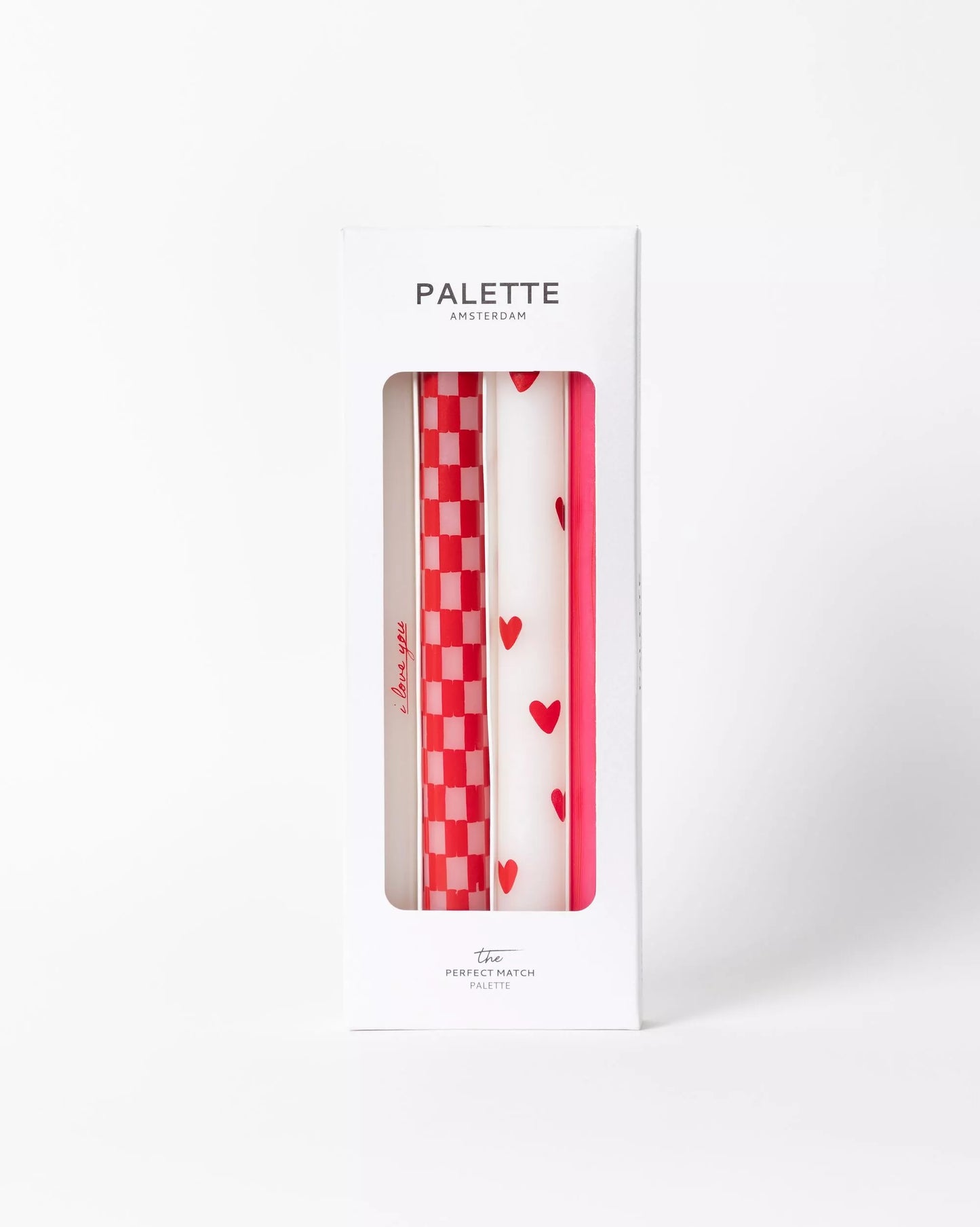 Love Print Taper Candles - Set of four
