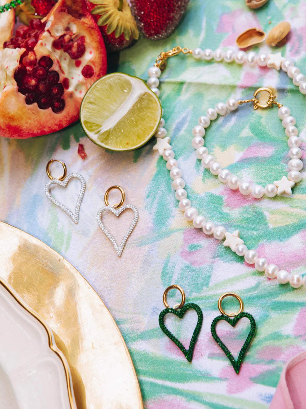 Love earrings in Silver by Bonnie