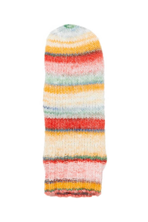 Ichi Orange Stripe Mittens