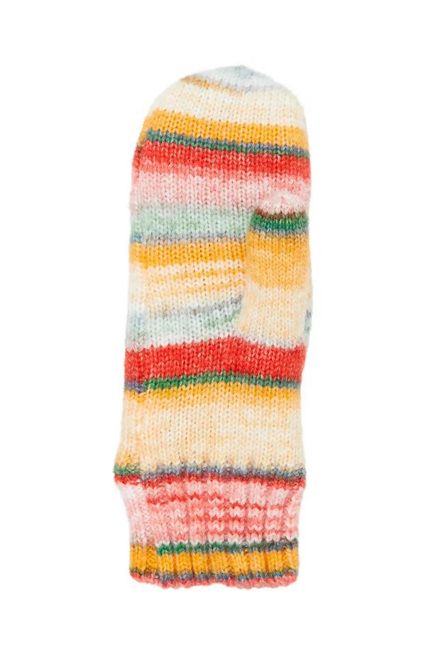 Ichi Orange Stripe Mittens