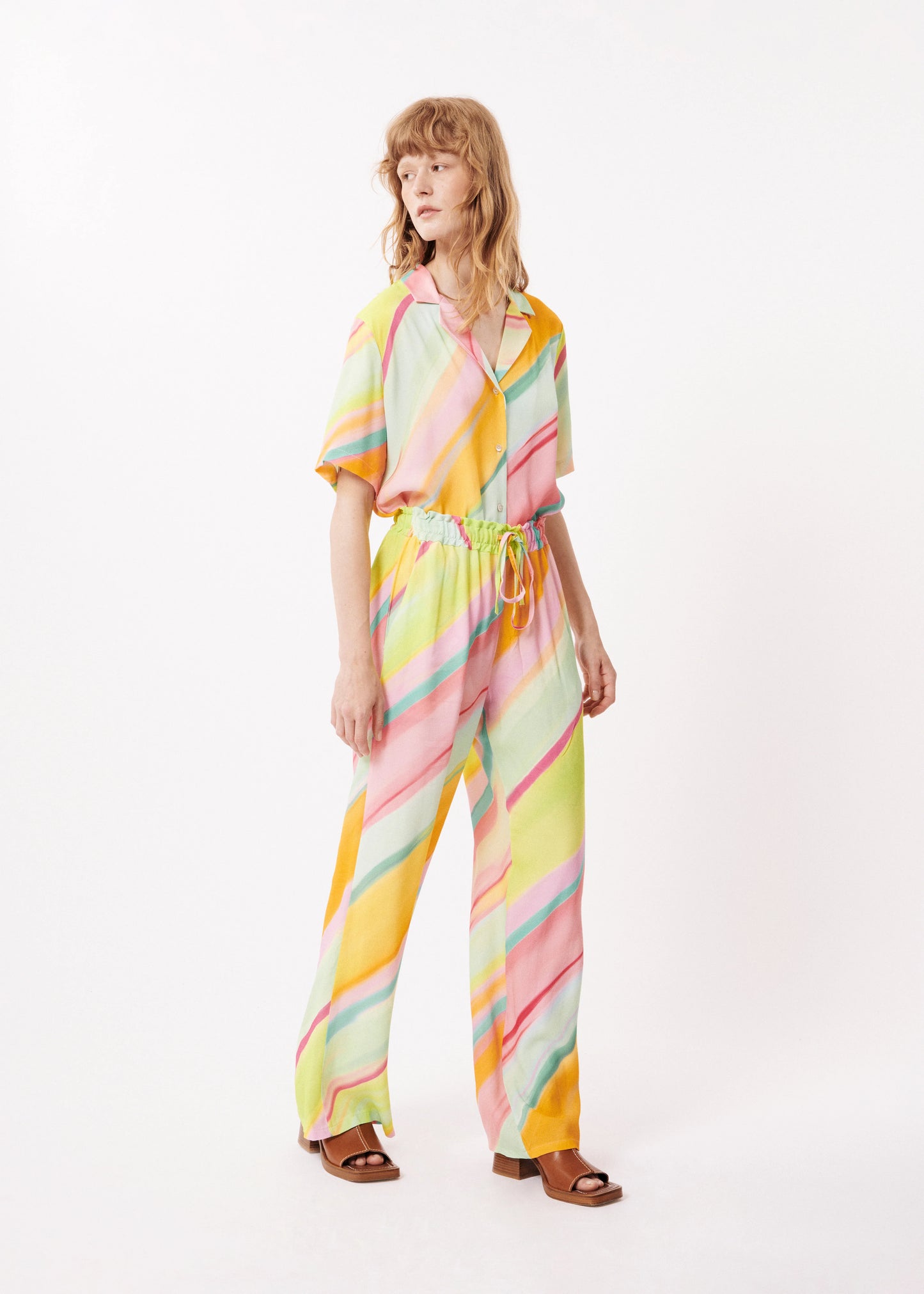 DIAGONAL RAINBOW PANTS