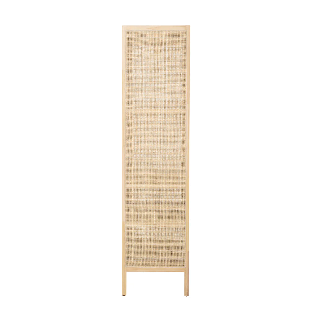 Marina Wood and Cane Wardrobe