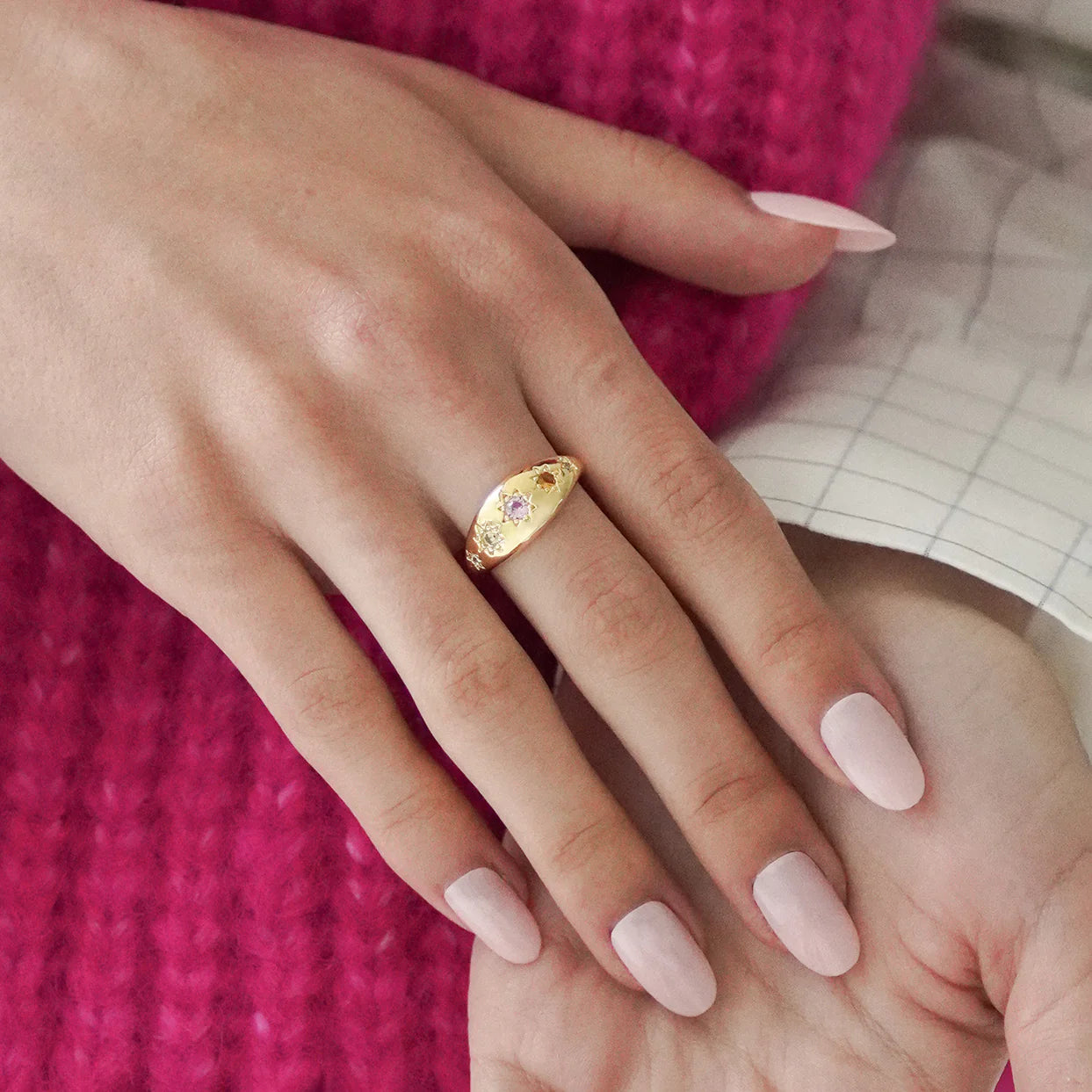 Kaleidoscope Disco Ring