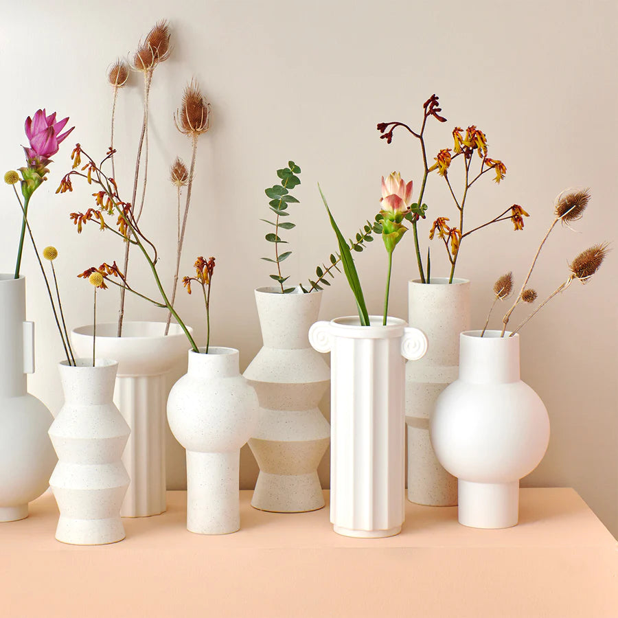 Hkliving - Speckled clay vase