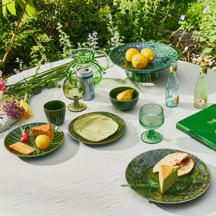 HKliving Emeralds plates (set of 2)