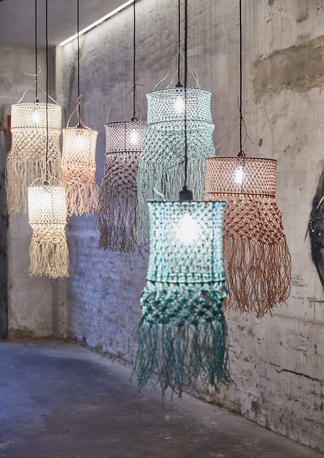 Liv Interior Woven Jellyfish Lampshades