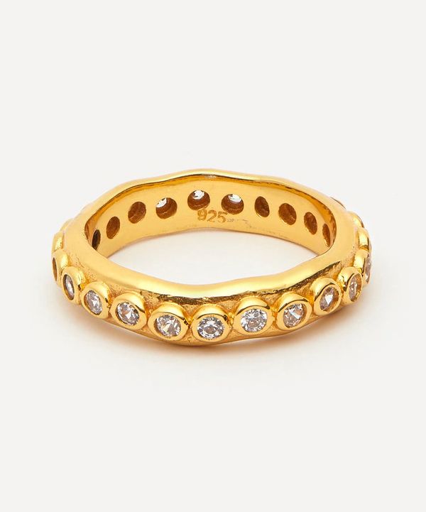 Shyla Gold-Plated Astri Eternity Ring