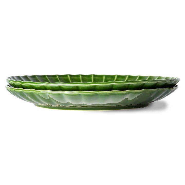 HKliving Emeralds plates (set of 2)