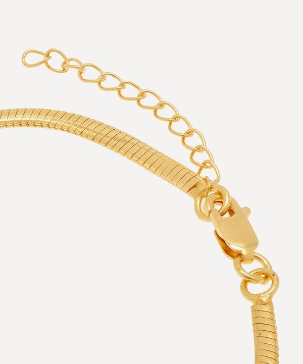 Shyla Gold-Plated Thick Snake Chain Bracelet