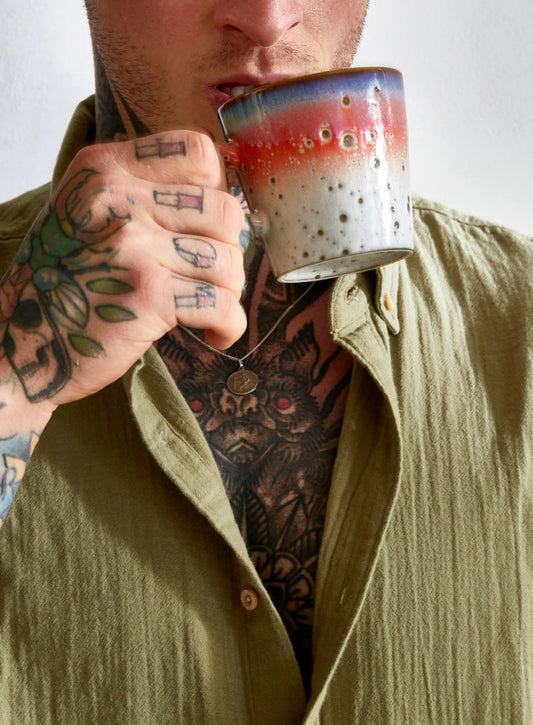 70s Coffee Mug : Asteroids