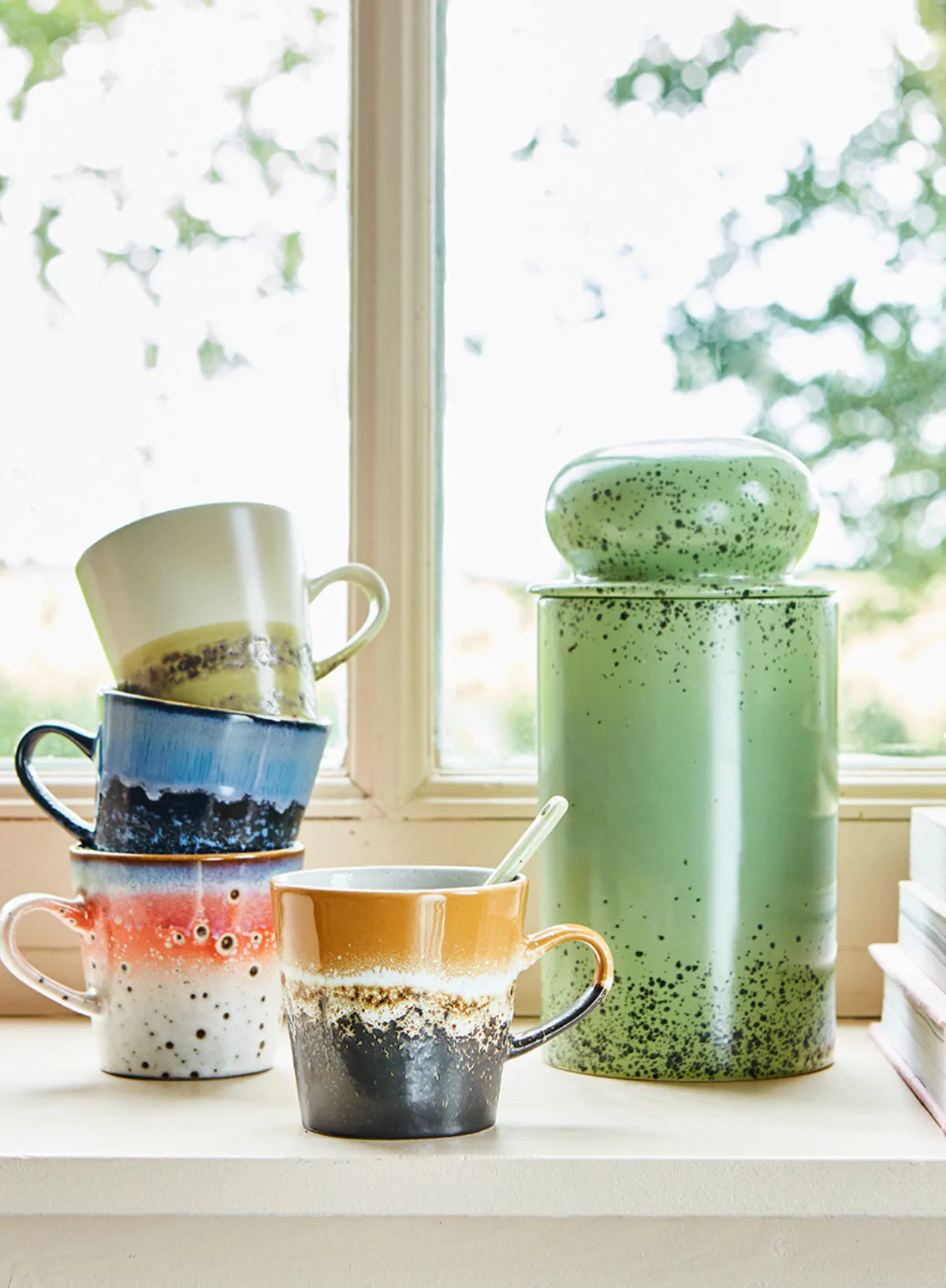 70s Coffee Mug : Asteroids