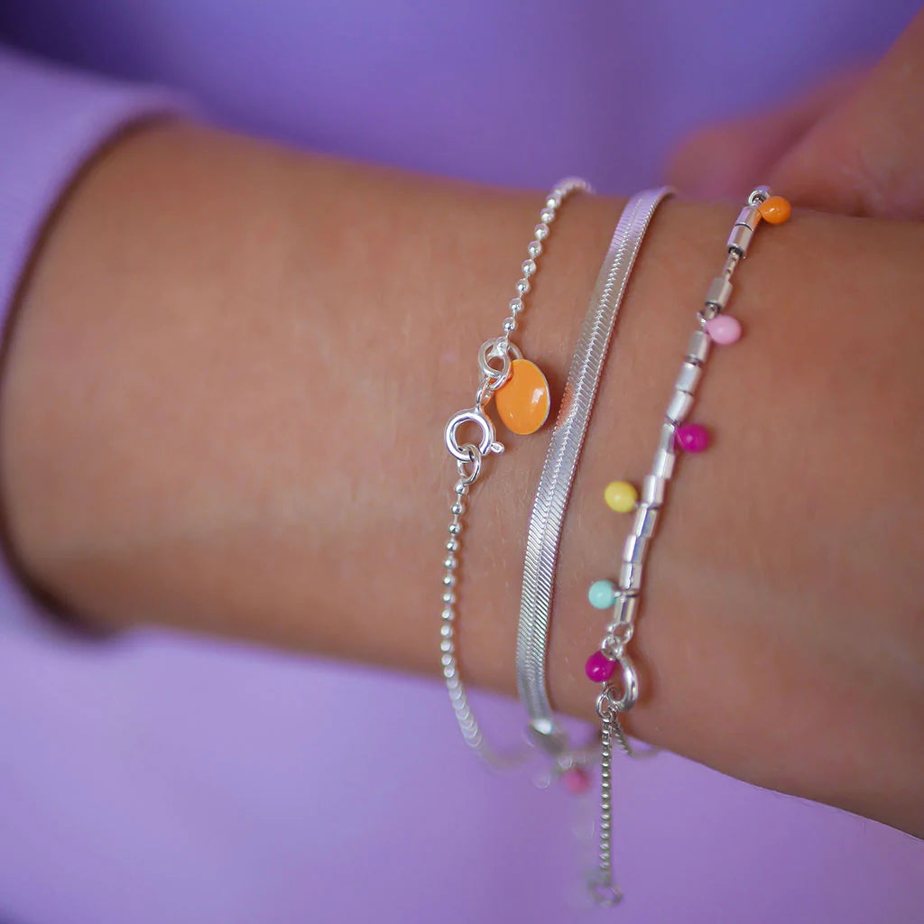 Enamel Copenhagen Caroline Bracelet - Silver