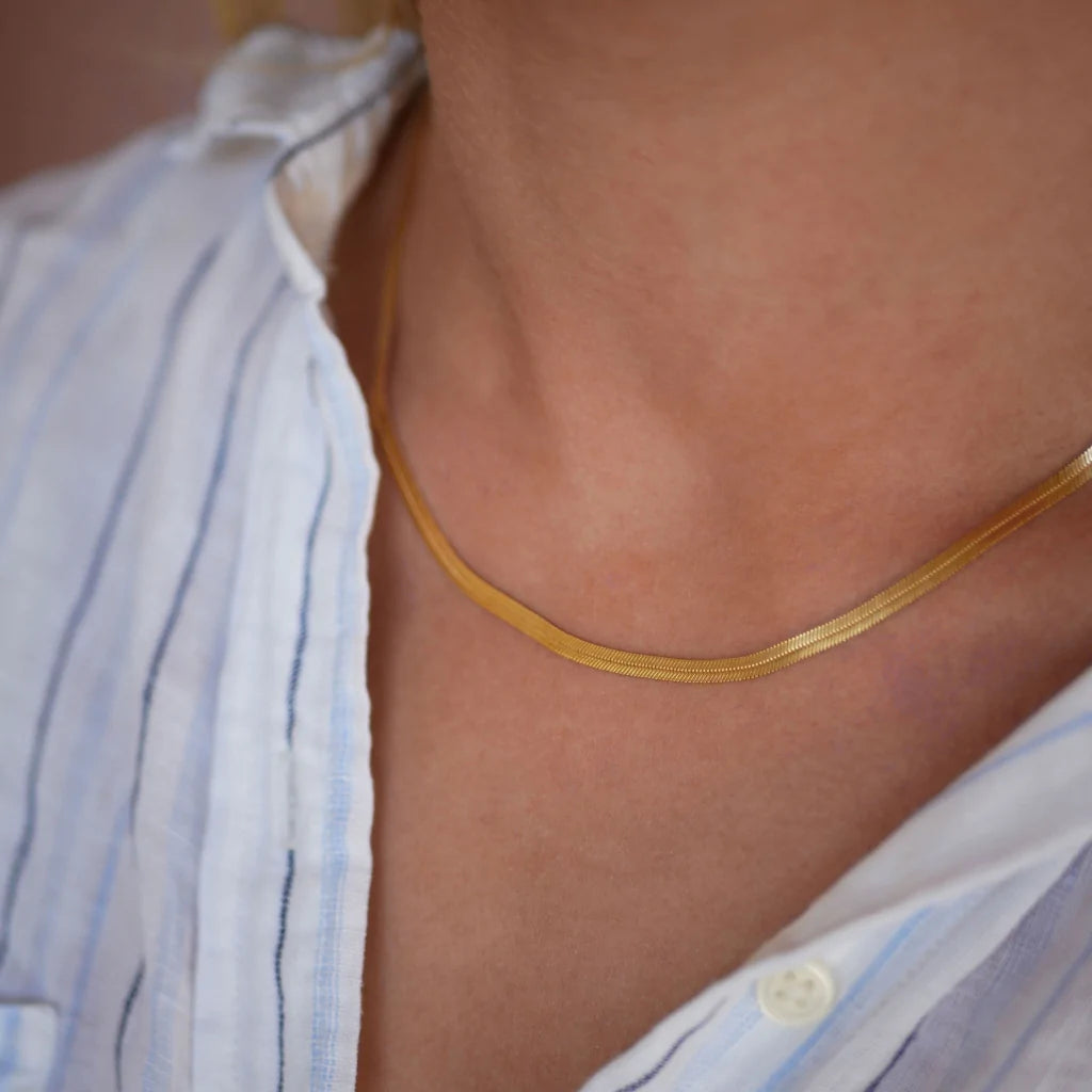 Enamel Copenhagen Necklace - Caroline