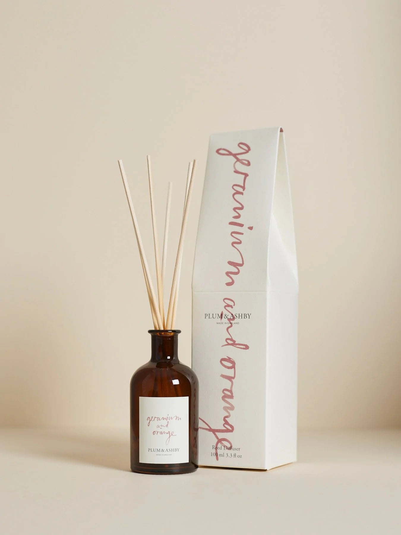 Plum and Ashby Diffuser : GERANIUM & ORANGE