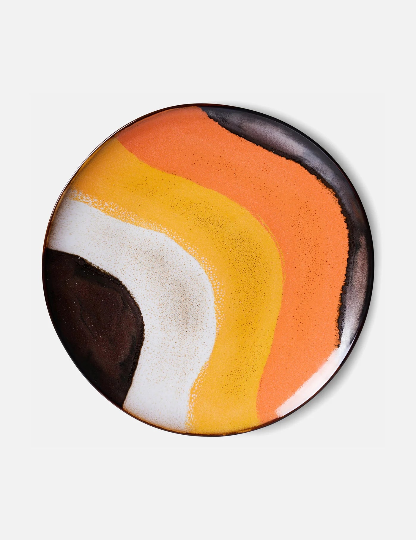 HKliving : 70s Dinner Plates (Set Of 2) - Retro Wave