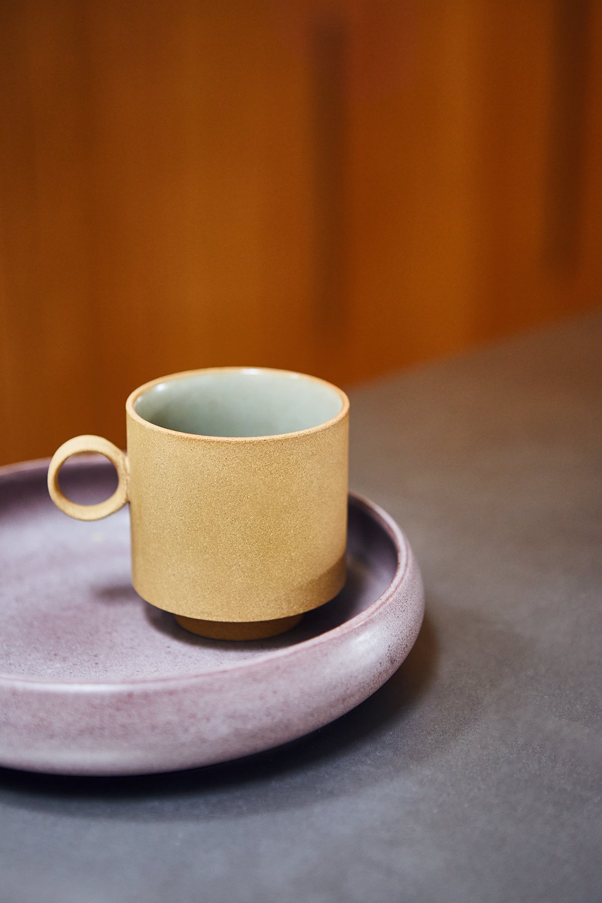 HKliving : Bold & Basic Ceramics Purple Deep Plate