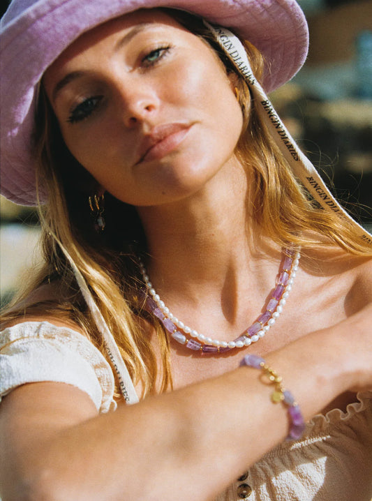 PHIL LILA AGATE BRACELET