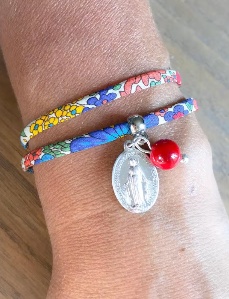 Liberty bracelet in red jasper