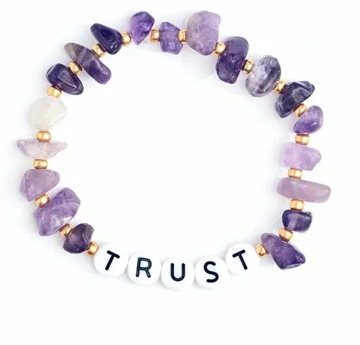 Crystal Bisous Trust Amethyst Crystal Healing Bracelet