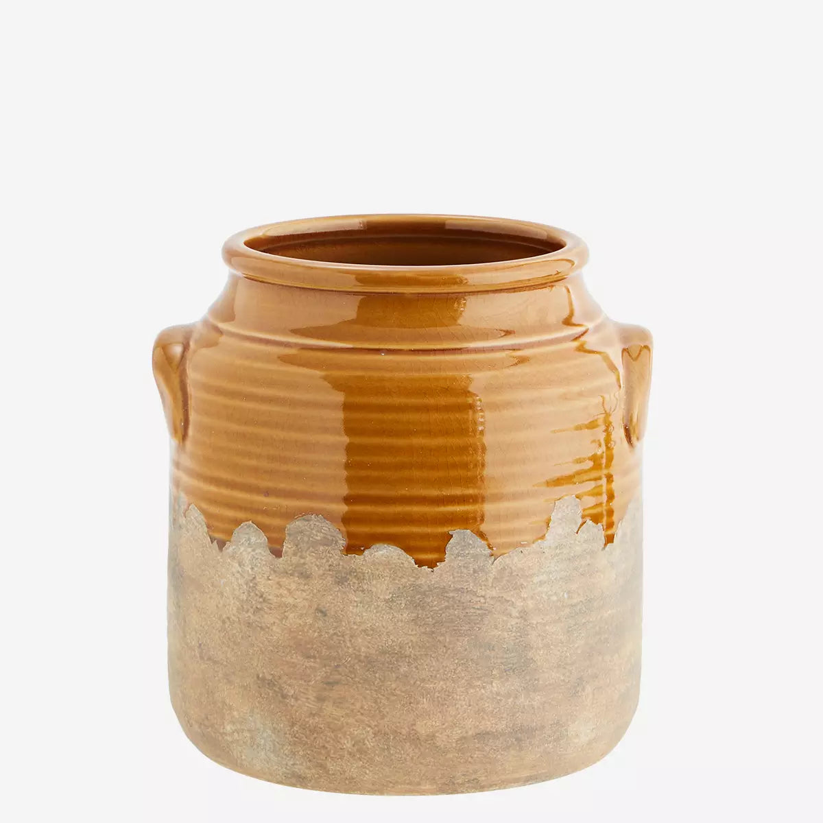 Stoneware Vase : Mustard