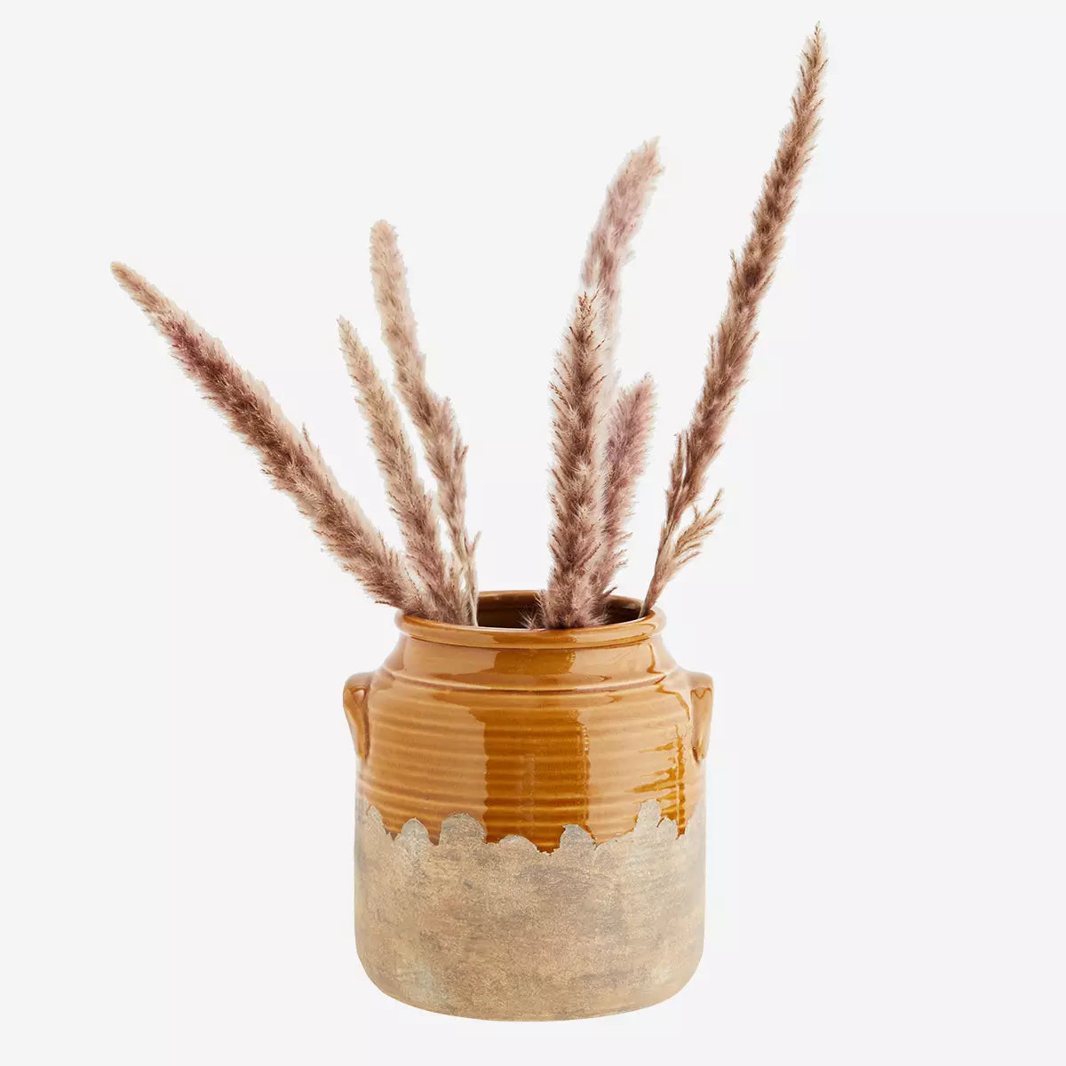 Stoneware Vase : Mustard