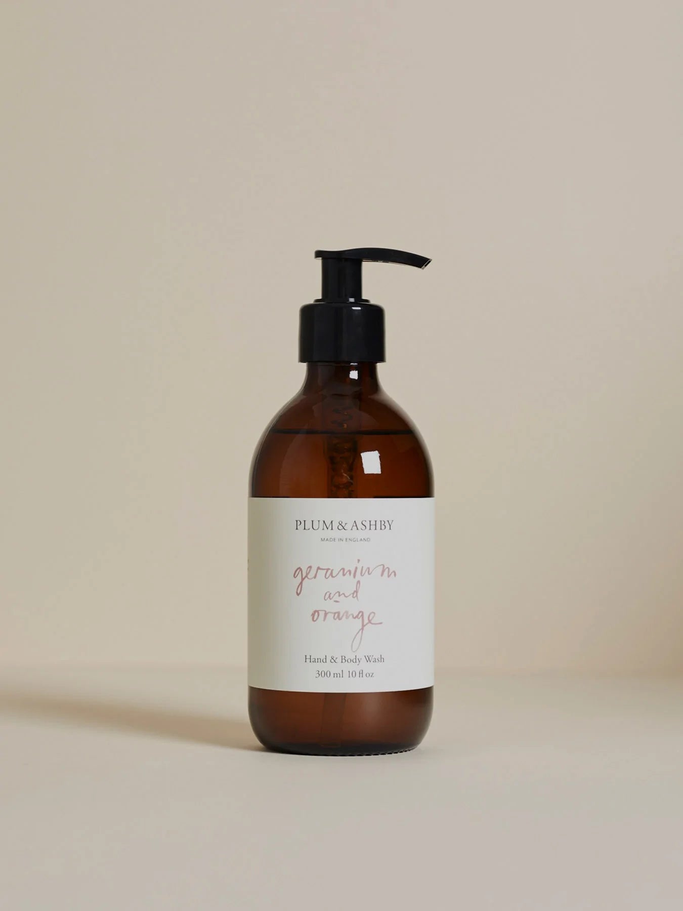 Plum and Ashby Hand and Body Wash : GERANIUM & ORANGE