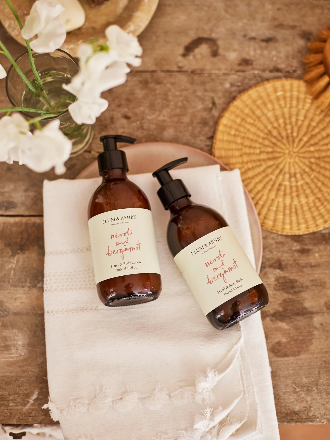 Plum and Ashby Hand and Body Wash : NEROLI & BERGAMOT