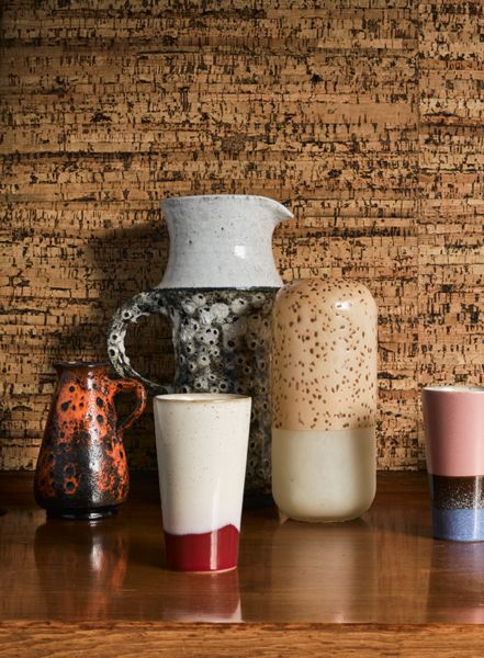 HKliving 70s Latte Mug : Frost