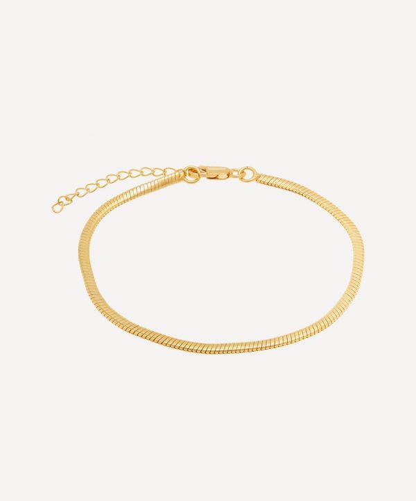 Shyla Gold-Plated Thick Snake Chain Bracelet