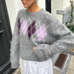 Argyle Knit Jumper