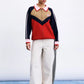 HANSHIN RED CARDIGAN