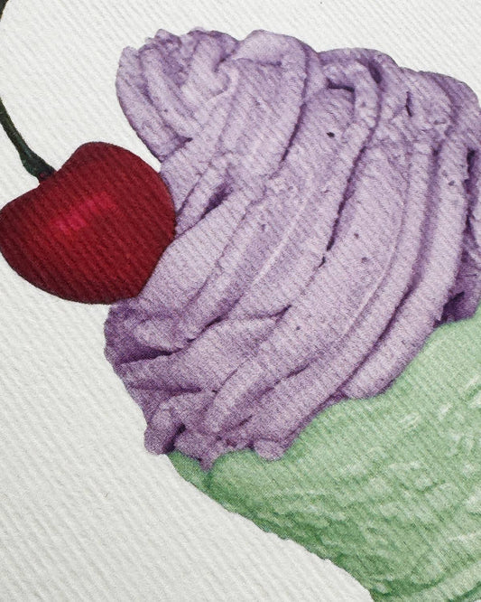Lavender Chantilly Cream Greeting Card: Individual