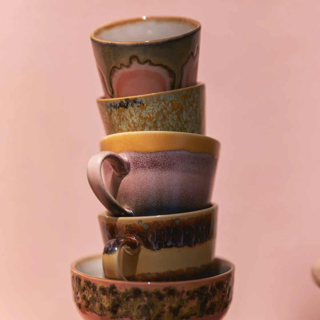 70'S CERAMICS MUG - AMERICANO BLOSSOM