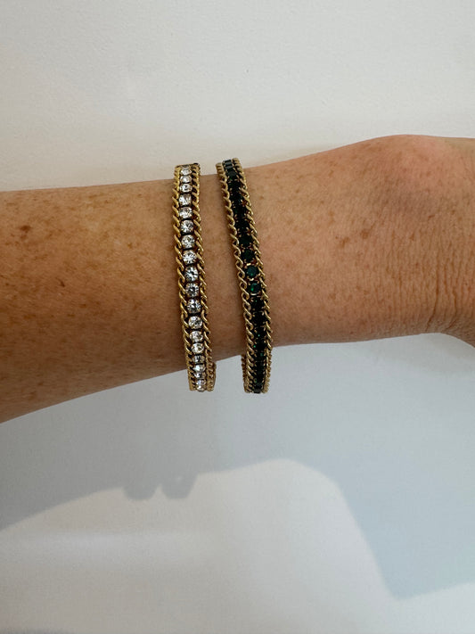 Crystal chain bracelet