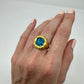 Sofia Chunky Gem Ring : Blue