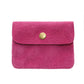 Small Leather Purse: Raspberry