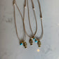 Fish bone necklace