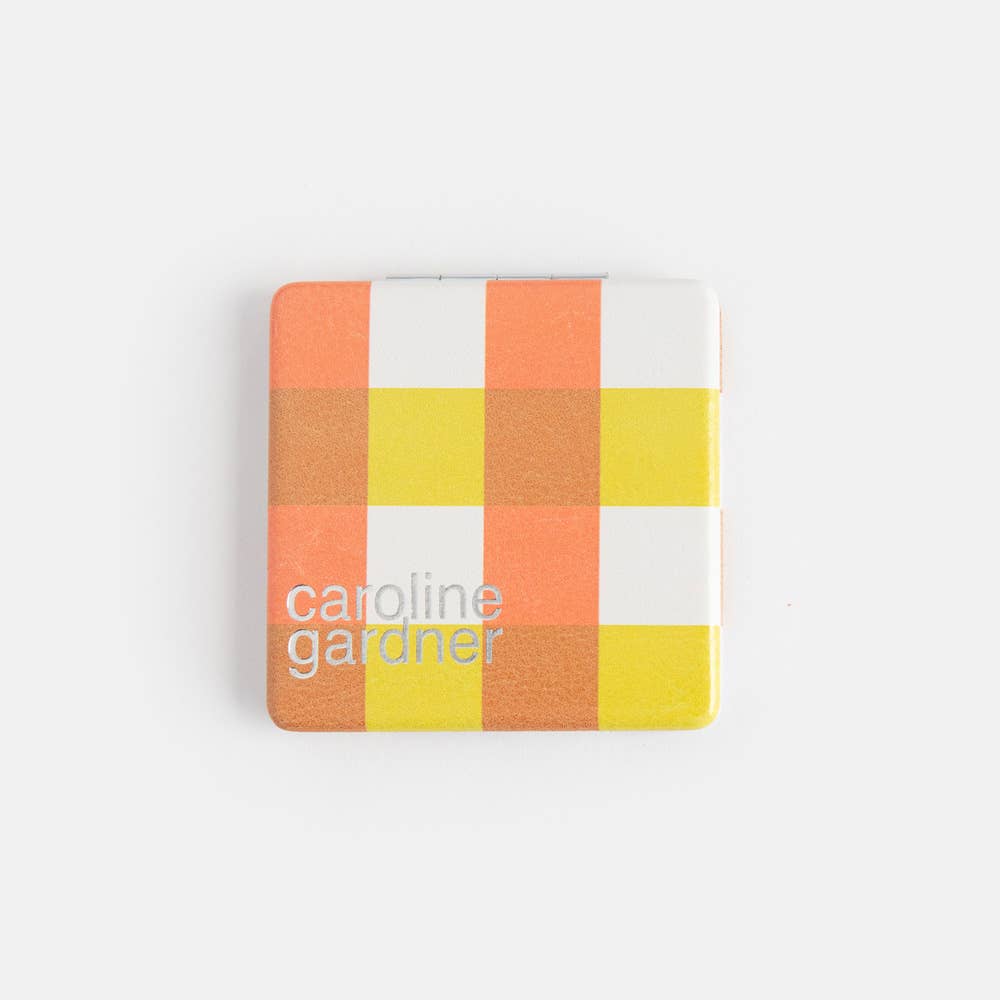 Multi Check Square Pocket Mirror