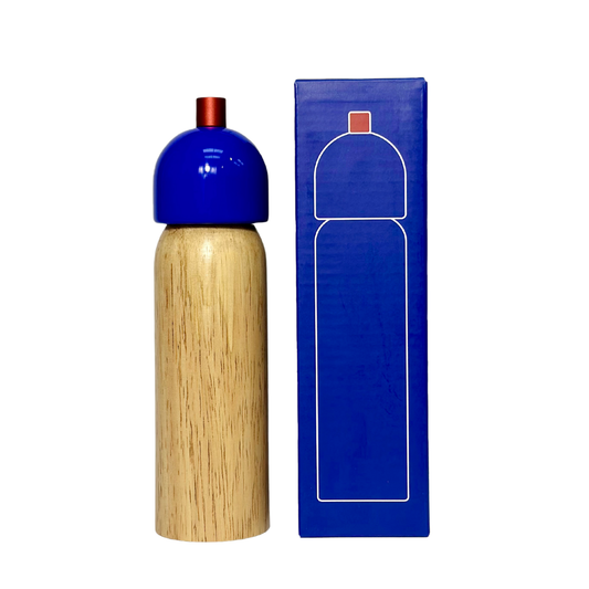 Salt & Pepper Grinder - Navy & Red: Medium
