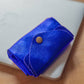 Small Leather purse: Royal blue