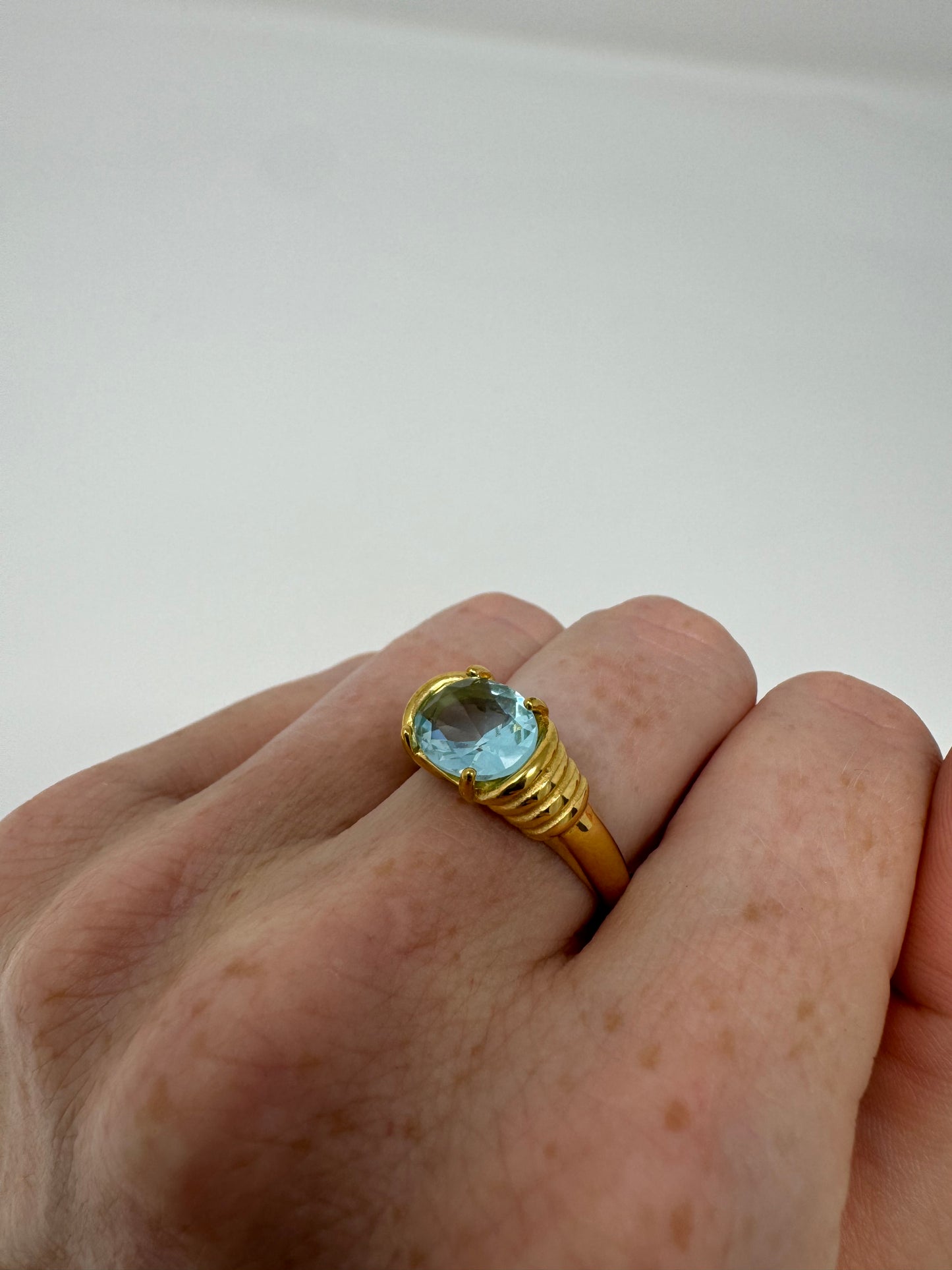 Mona Gem Ring : Blue