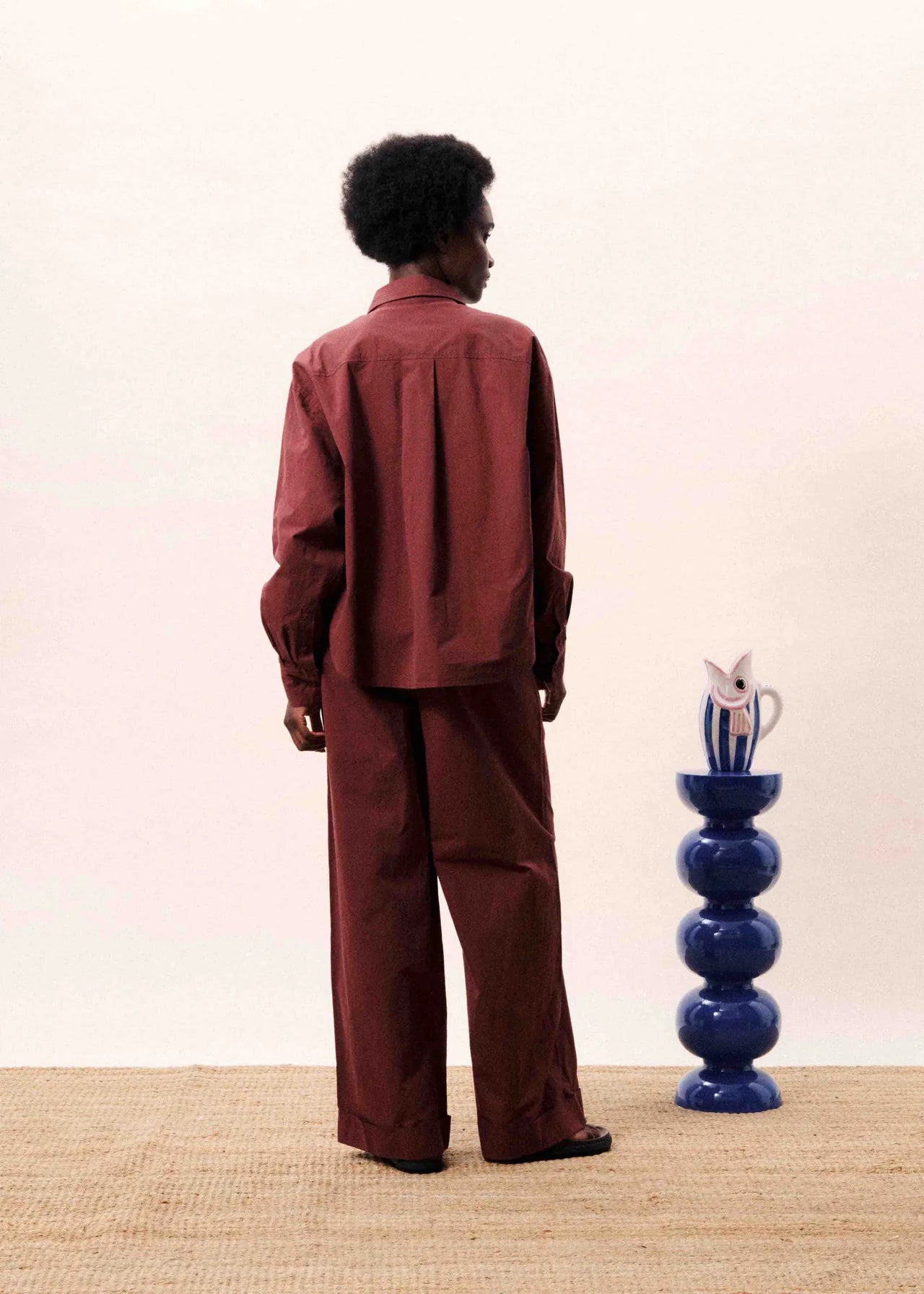ULUNA BORDEAUX TROUSERS