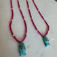Pink Fish Charm necklace