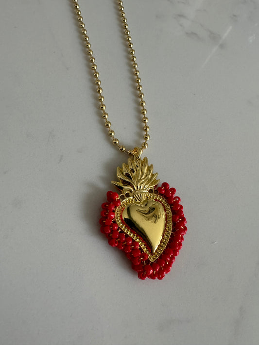 Spanish heart necklace