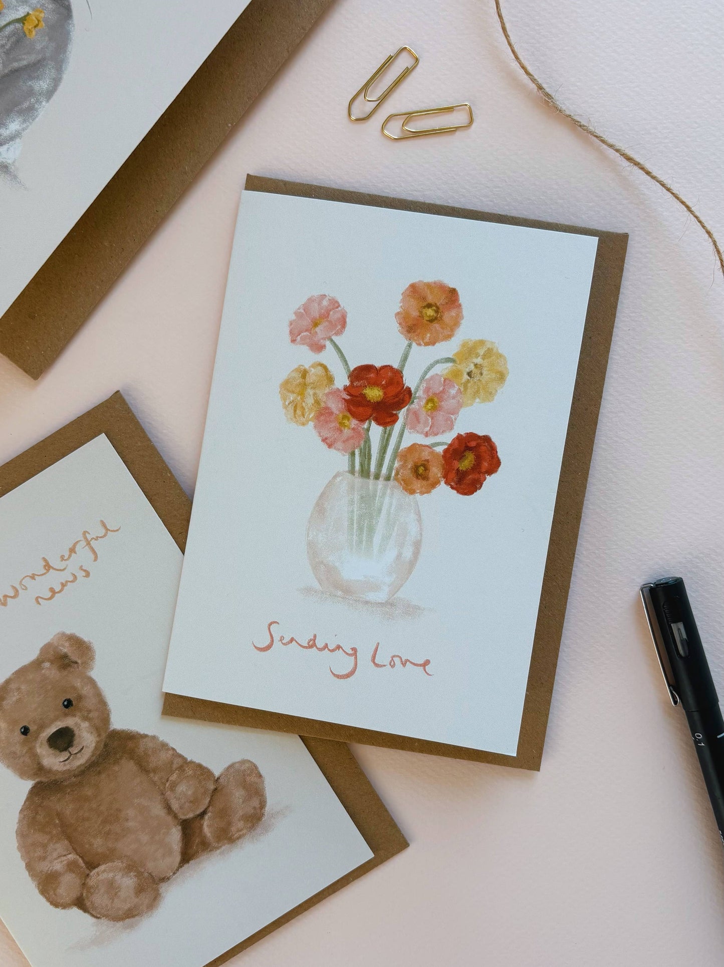Poppies Sympathy Friendship Here For You Thinking of You